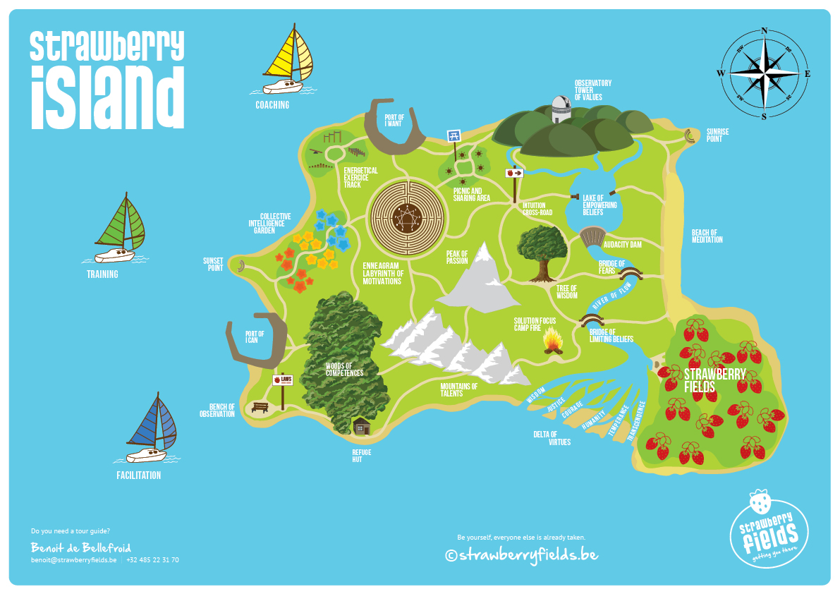 Strawberry Island Map